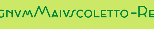 CocosignumMaiuscoletto-Regular-Trial_英文字体