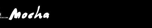 Coffee-Mocha_英文字体