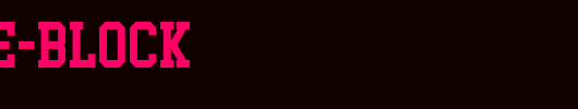 College-Block_英文字体
