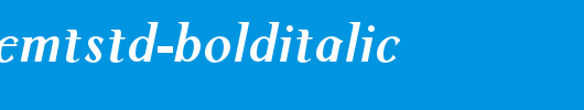 ColmcilleMTStd-BoldItalic.otf