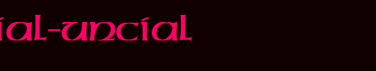 Colonial-Uncial_英文字体