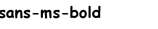 Comic-Sans-MS-Bold_英文字体
