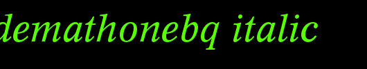 ConcordeMathOneBQ-Italic.otf