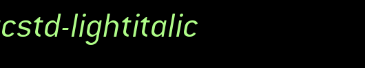 ConduitITCStd-LightItalic.otf