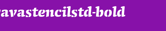 CongaBravaStencilStd-Bold.otf