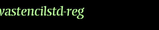 CongaBravaStencilStd-Reg.otf