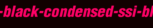 Context-Black-Condensed-SSi-Black-Condensed-Italic.ttf
