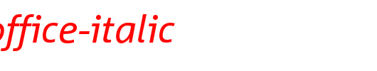 CorpidOffice-Italic_英文字体