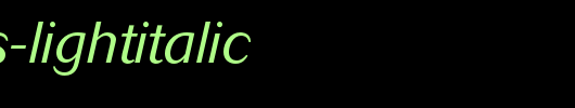 Cosmos-LightItalic.otf