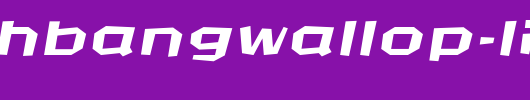CrashBangWallop-LightItalic.otf