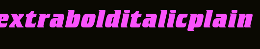 CrilleeExtraBoldItalicPlain.otf