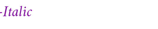 Crimson-Italic_英文字体