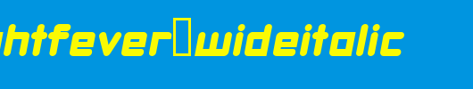 DBXLNightfever-WideItalic.ttf