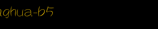 DFPAiCingHua-B5.ttf