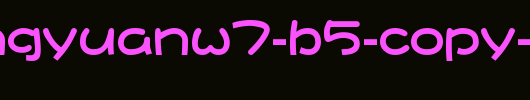DFPFangYuanW7-B5-copy-1-.ttf