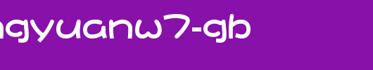 DFPFangYuanW7-GB.ttf
