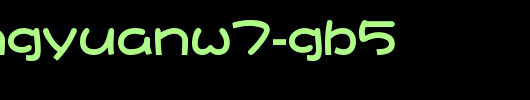DFPFangYuanW7-GB5.ttf