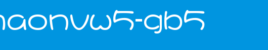DFPShaoNvW5-GB5.ttf