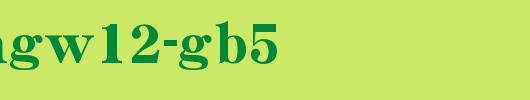 DFPSongW12-GB5.ttf