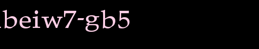 DFPWeiBeiW7-GB5.ttf