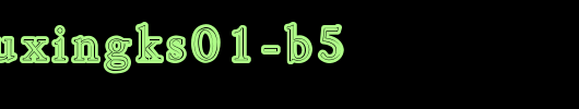 DFPZhouXingKS01-B5.ttf