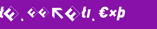 DIN-BlackItalicExp_英文字体
