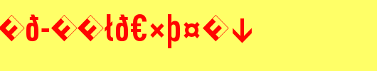 DINCond-BoldExpert_英文字体