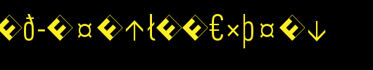 DINCond-RegularExpert_英文字体