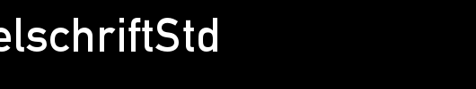 DINMittelschriftStd_英文字体
