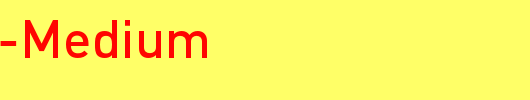 DINPro-Medium_英文字体