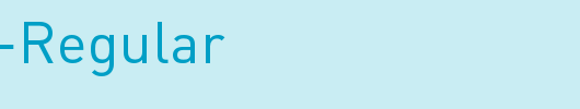 DINPro-Regular_英文字体