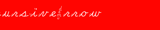 DMOBCursiveArrow.ttf