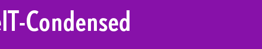 DTLNobelT-Condensed_英文字体