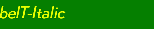 DTLNobelT-Italic_英文字体