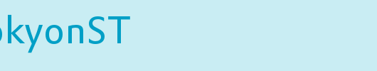 DTLProkyonST_英文字体