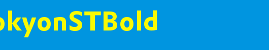 DTLProkyonSTBold_英文字体