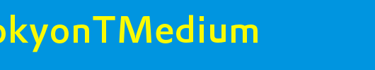 DTLProkyonTMedium_英文字体