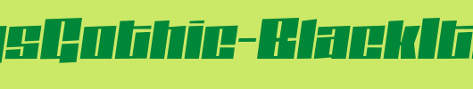 DaleysGothic-BlackItalic_英文字体