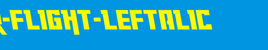 Danger-Flight-Leftalic.ttf