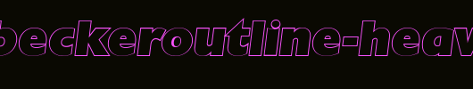 DavidBeckerOutline-Heavy-Italic.ttf