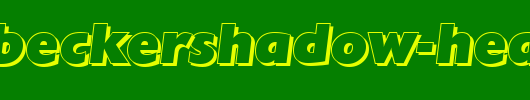DavidBeckerShadow-Heavy-Italic.ttf
