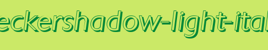 DavidBeckerShadow-Light-Italic.ttf