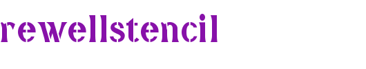 DavidFarewellStencil.ttf