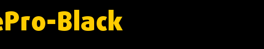 DaxlinePro-Black_英文字体