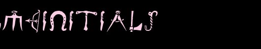 DeBalmeInitials.ttf