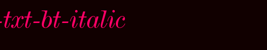 DeVinne-Txt-BT-Italic.ttf