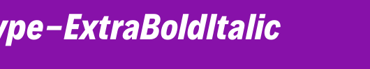 Decalotype-ExtraBoldItalic_英文字体