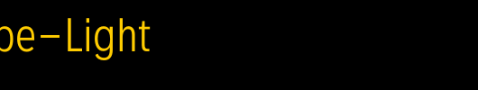 Decalotype-Light_英文字体
