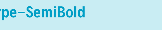 Decalotype-SemiBold_英文字体
