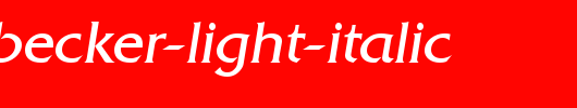 DennisBecker-Light-Italic.ttf